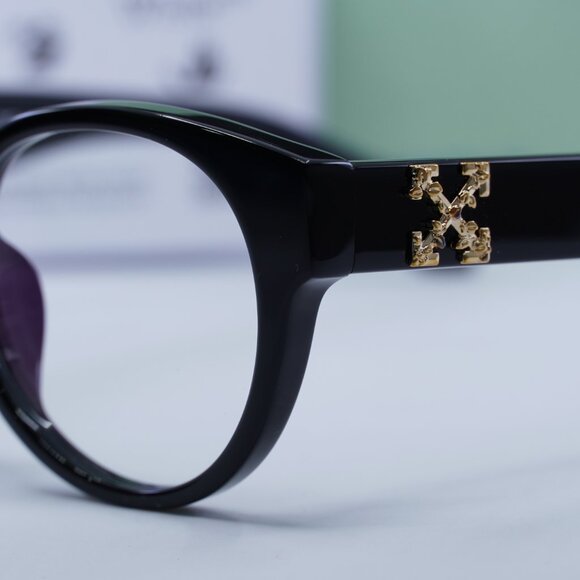 Final Price! Off-White OERJ007 STYLE 2 AF 1000 Black Eyeglasses 50mm - Picture 6 of 10